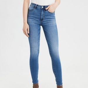 american eagle super high waisted jegging